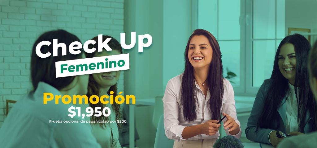Check Up Femenino — Promoción $1,950